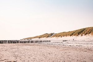 Flottement du brise-lames à marée basse et configuration du sable