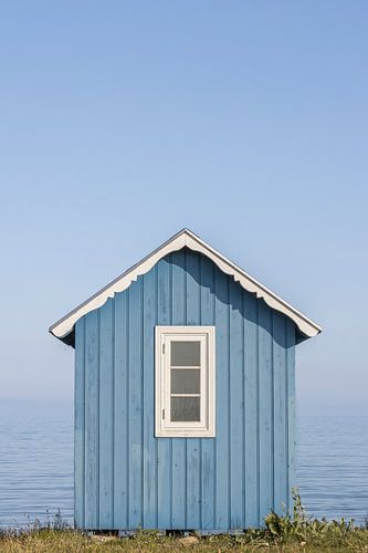 Maison de plage bleue Æro Danemark