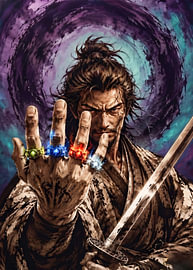Musashi Miyamoto by B A G O G O N G