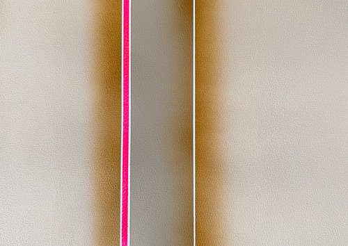 Hush, einzelne rosa Linie „Warm Glow“