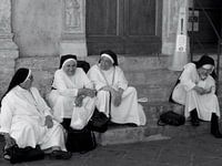 Nuns in Assisi Italy