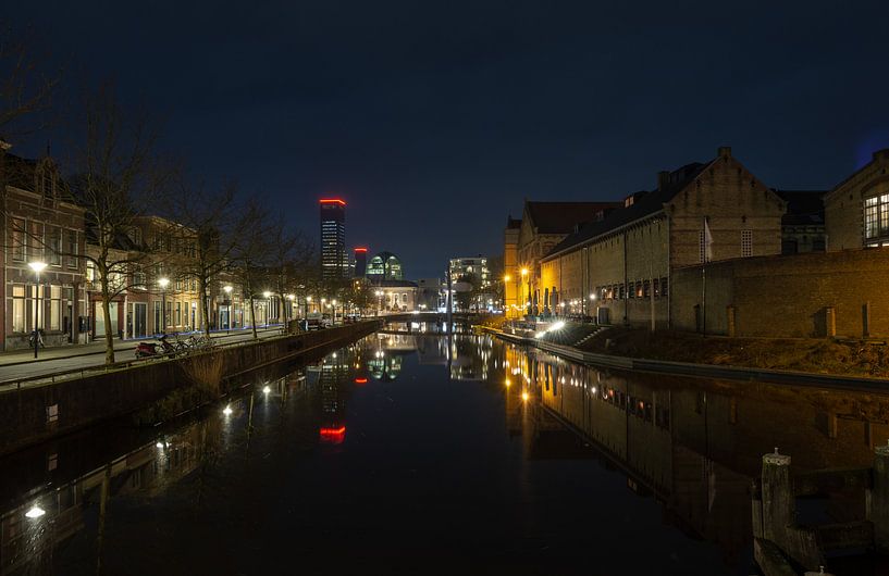 Blokhuispoort Leeuwarden bij nacht par Dennis den Hamer