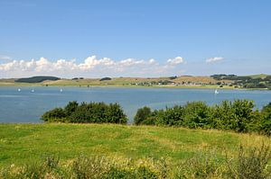Klein Zicker mit Blick zum Groß Zicker, Rügen