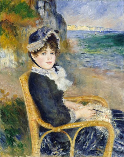 By the Seashore, Auguste Renoir van Meesterlijcke Meesters