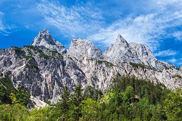 Uitzicht op de Mühlsturzhörner in het Berchtesgadener Land van Rico Ködder