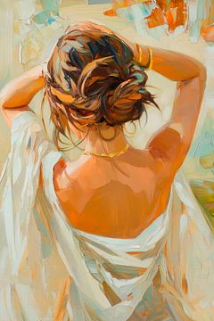 Vue de derrière Beauté sur Poster Art Shop