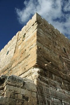 An ancient wall from the time of the second temple. Temple Mount, Jerusalem, Israel, ancient walls,  by Michael Semenov