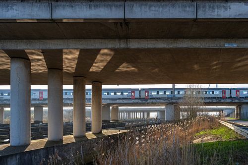 Railway bridges near Breda