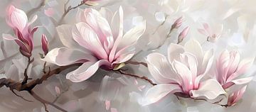 Magnolia in het voorjaarslicht van Thea