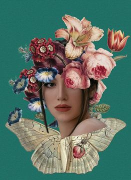 Des fleurs dans ma tête sur Gisela- Art for You