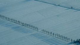 Snow from above, Netherlands