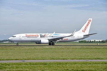 Transavia Boeing 737-800 in Sunweb livery.