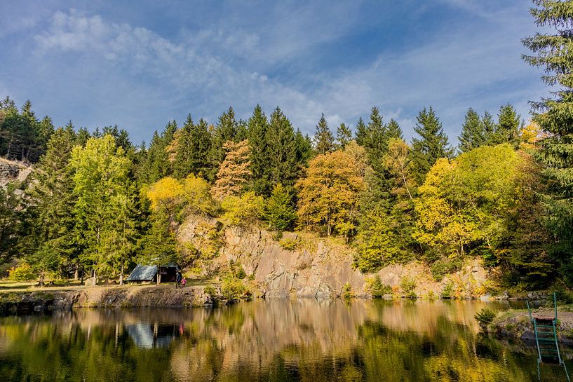 Randonnée automnale à travers la forêt de Thuringe par Oliver Hlavaty