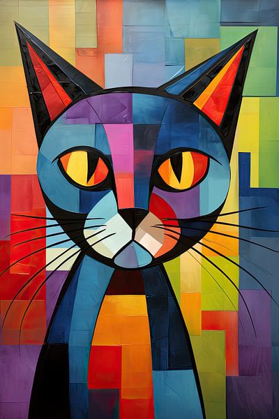 Cat abstract by Bert Nijholt