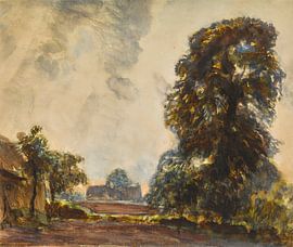 Landschap met bomen, George Clausen