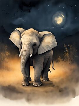 Jonge olifant van DeVerviers