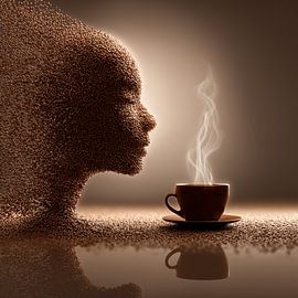 Coffee - head of coffee beans by Black Coffee