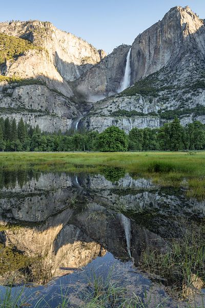 Yosemite watervallen van Thomas Klinder