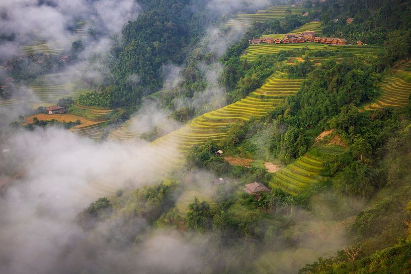 Les spectaculaires rizières de Hoang Su Phì, Vietnam par Antwan Janssen