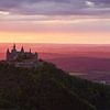 Hohenzollern Castle at sunset by Frank Herrmann