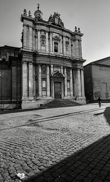 Silhouet Fotografie Kerk en Zakdoek Rome Italië van Martijn Jebbink Fotografie