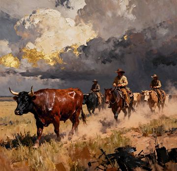 Dust and Thunder Waiting by Johannas Art Creations