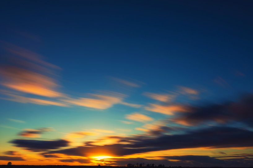 Rennende wolken van Creacas