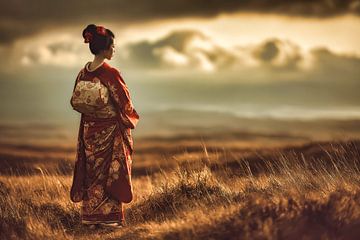 Japanese Geisha art by Egon Zitter