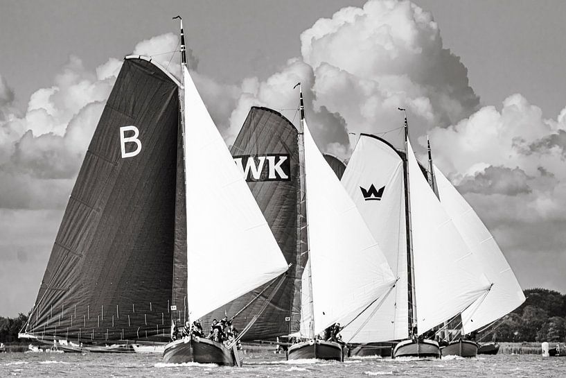 Vor dem Wind auf dem Slotermeer von ThomasVaer | Tom Coehoorn