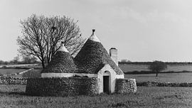 Trulli en noir et blanc sur Teun Ruijters