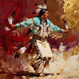 Dance of Living Color van Johannas Art Creations