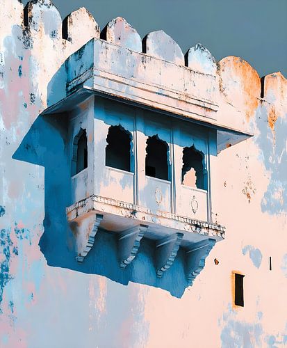 Bunte Tempel in Indien