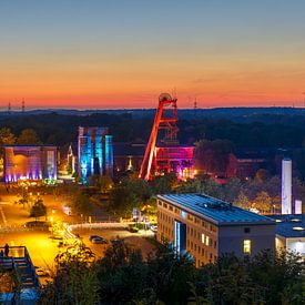 Zechengelände Ewald bei Nacht von LICHTERKISTE