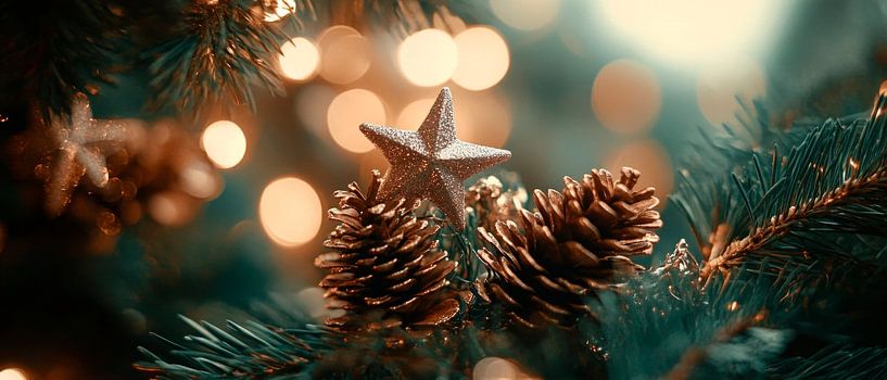 Kerst glamour van Poster Art Shop