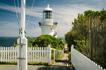 Sugarloaf Point Lightstation Walk way, Australia sur Sven Wildschut