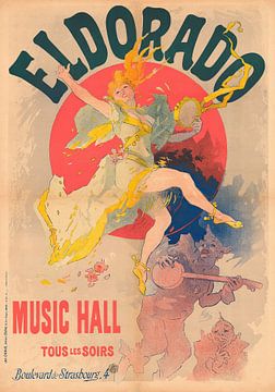 Jules Chéret - Eldorado - Music Hall (1894) by Peter Balan