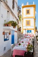 Terrasse für das Abendessen