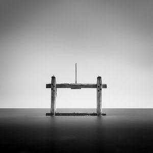 Holzpfosten im Minimalismus
