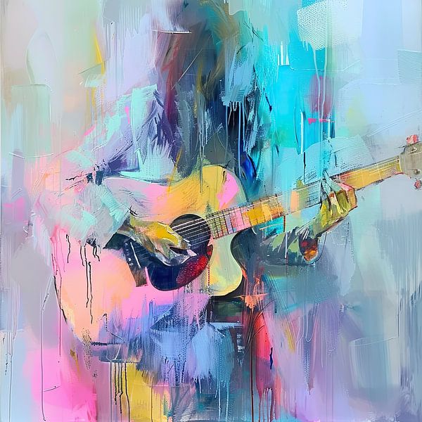 Gitaar van ARTEO Schilderijen