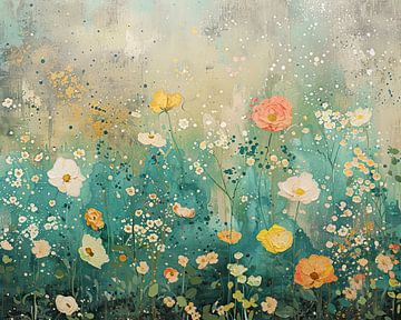 Blumen | Blumen Sonne von Wunderbare Kunst