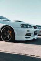 Nissan R34 GTR (white) JDM