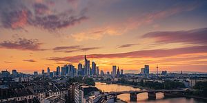 Sonnenuntergang in Frankfurt am Main