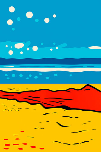 Zomerruimte – Eenvoud in het kleurenspel