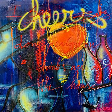 Cheers by Geoffrey Wijn - WINE ART GALLERY