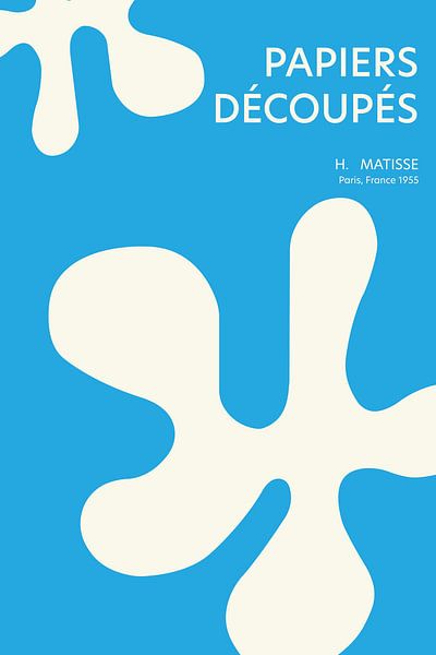 Matisse II - Blue by Walljar