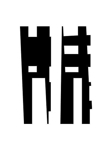 Organisch Minimalisme 3 | Zwart & Wit Geometrisch Abstract