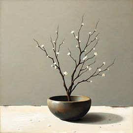 Japanese still life - spring by Jolique Arte