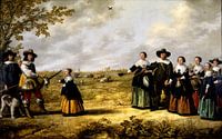 Portrait of a Family in a Landscape, Jacob & Albert Cuyp by Masterful Masters thumbnail
