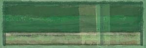 Panorama 'Rothko', shades of green by Rietje Bulthuis