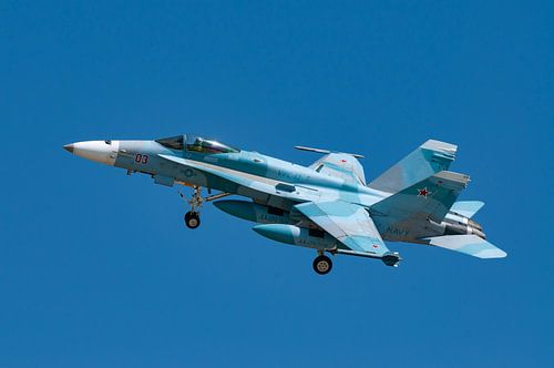 US Navy Agressor landt op North Island